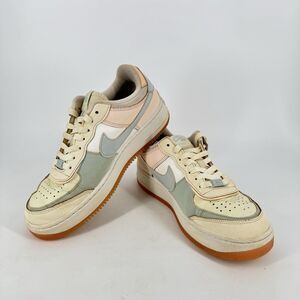 Nike Air Force 1 Shadow DZ1847-105 Coconut Milk Crimson Tint Women’s Size 10